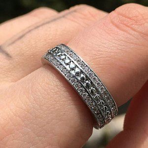 COPY - Elegant Silver White Sapphire for Women Ring New